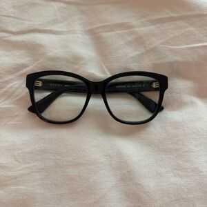 Gucci Black Glasses With Blue Light Lenses